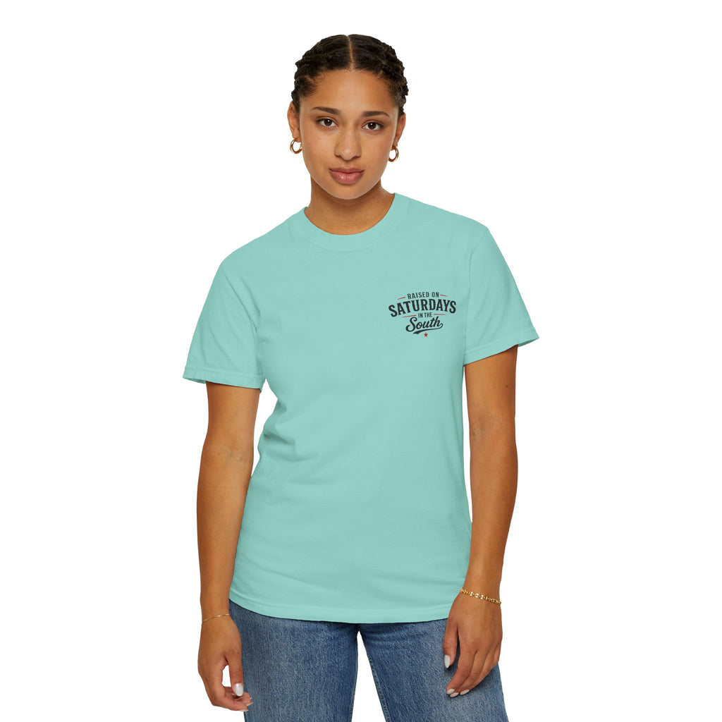 Raised On Saturdays In The South T-Shirt-Deep Sea Saturdays