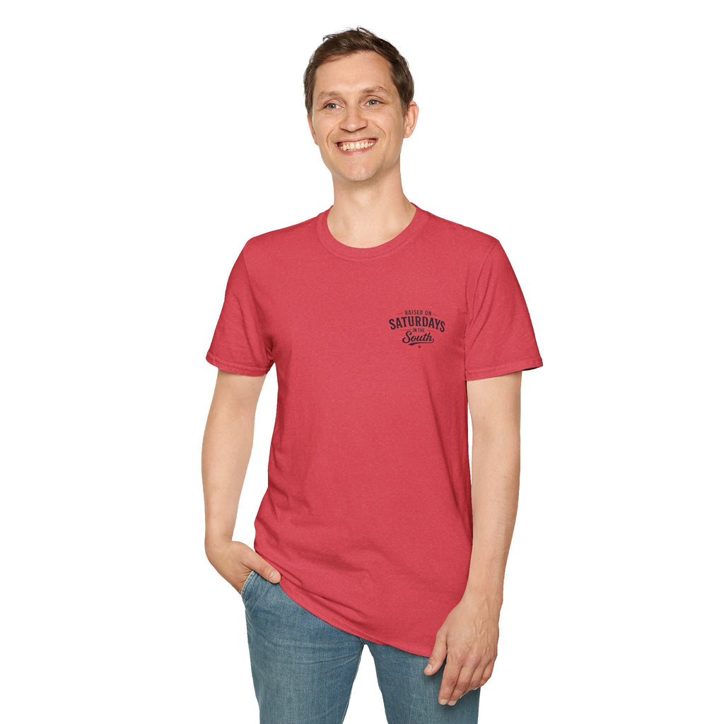 "Raised On Saturdays In The South" Vintage T-Shirt-Saturdays Are Made For Fishin