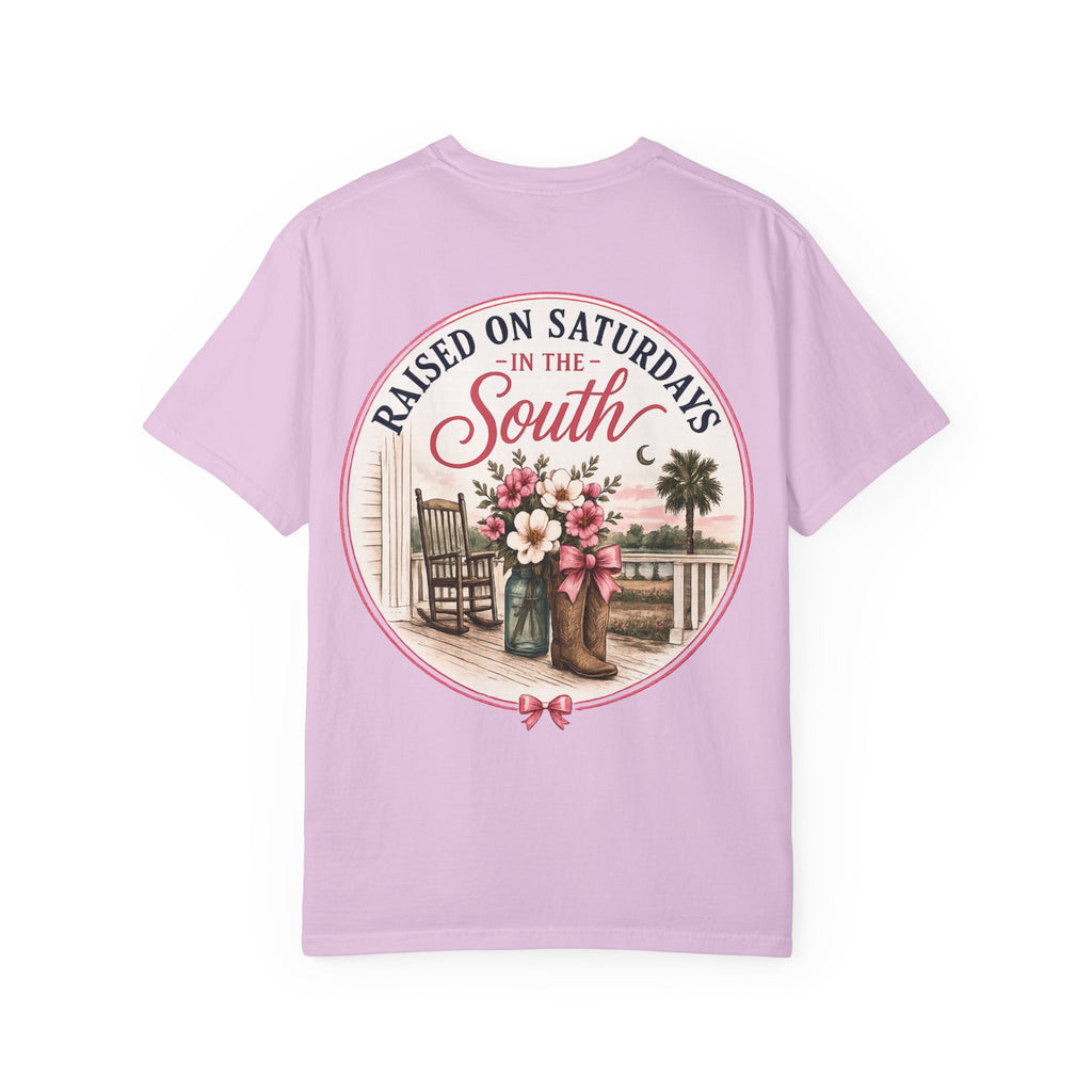 Raised On Saturdays In The South T-shirt