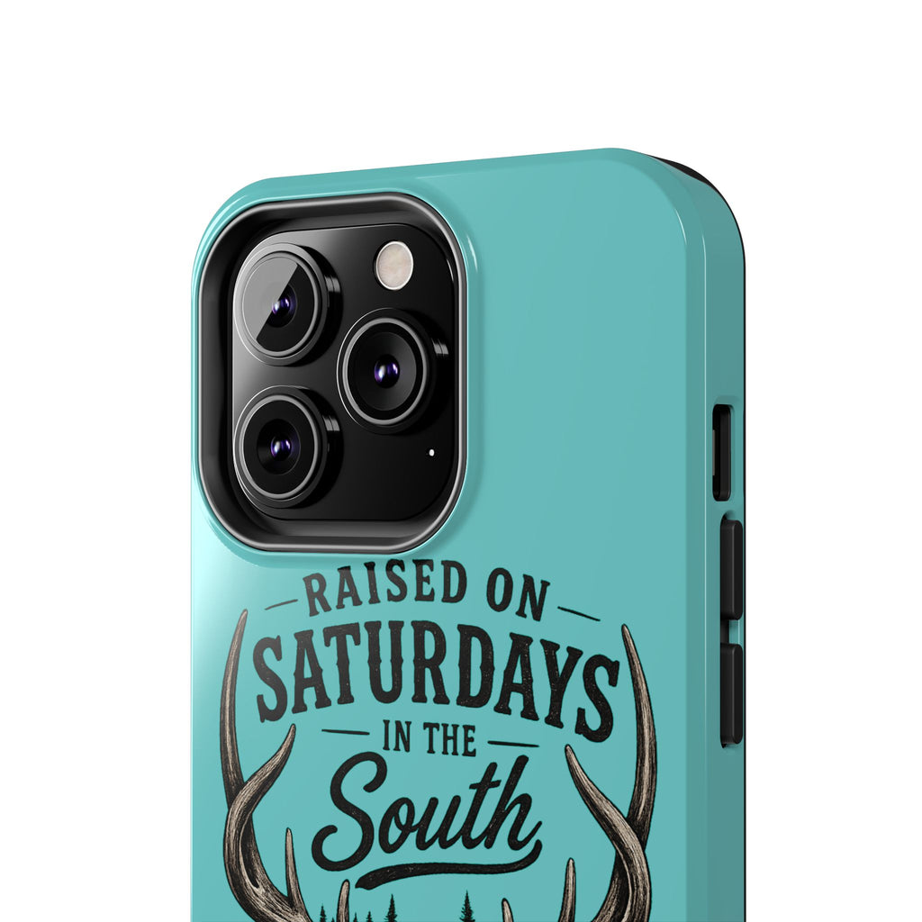 The Spreads Runs Deep In The Woods Phone Case-(blue)