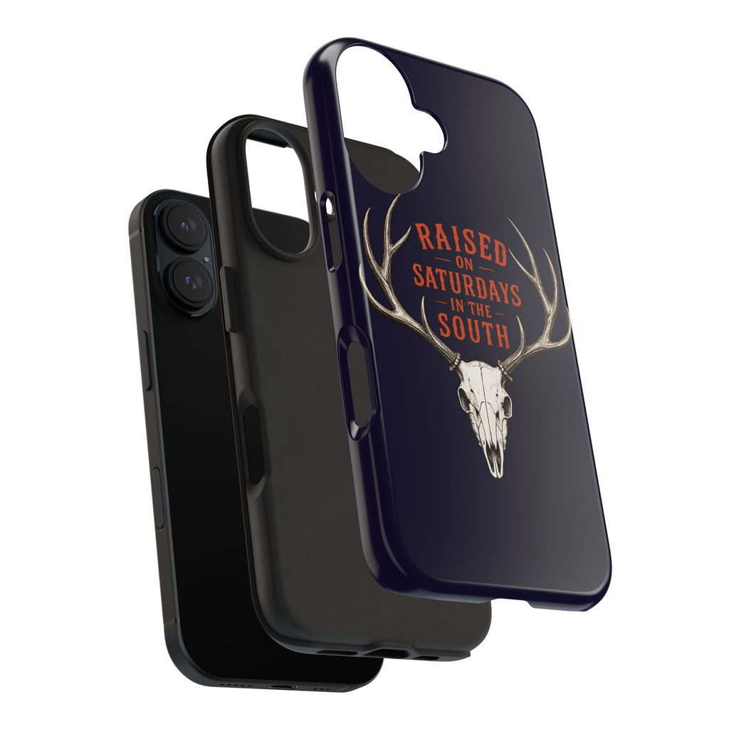 The Spreads Runs Deep In The Woods Phone Case-(blue)