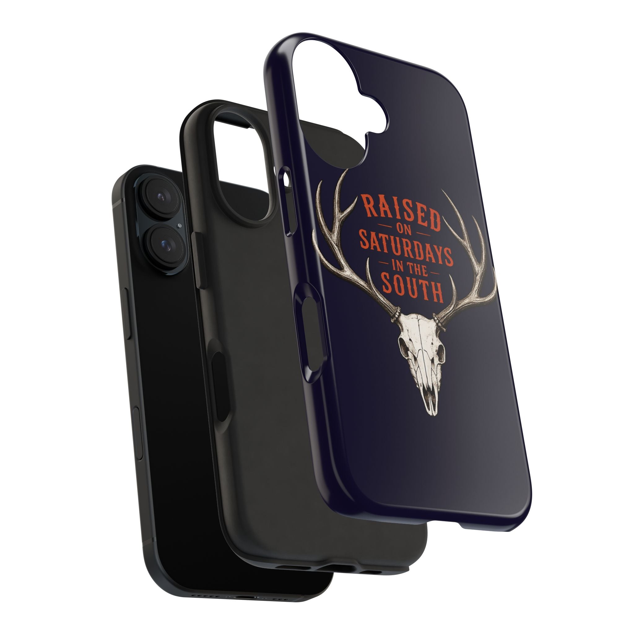 The Spreads Runs Deep In The Woods Phone Case-(blue)