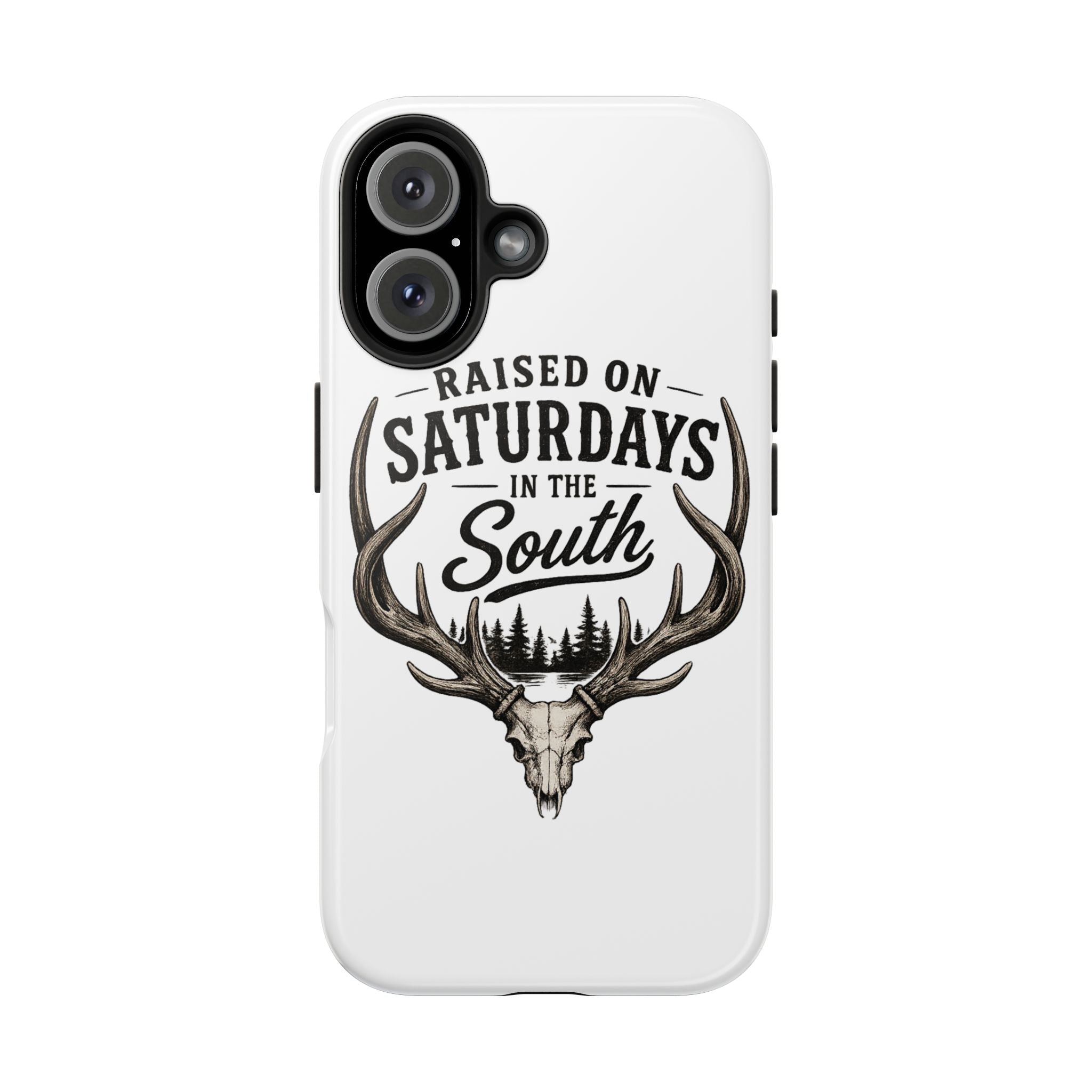 The Spreads Runs Deep In The Woods Phone Case-(white)