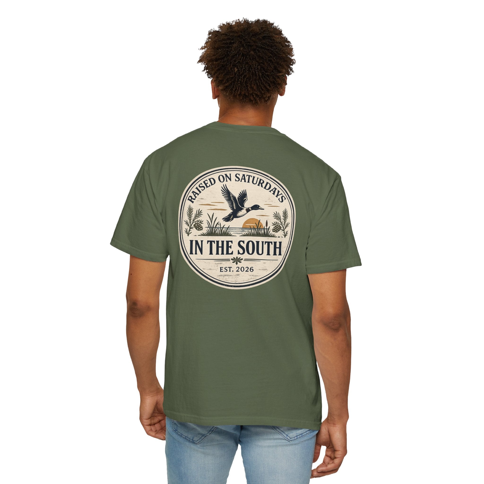 Raised On Saturdays In The South Classic T-Shirt - Duck Season