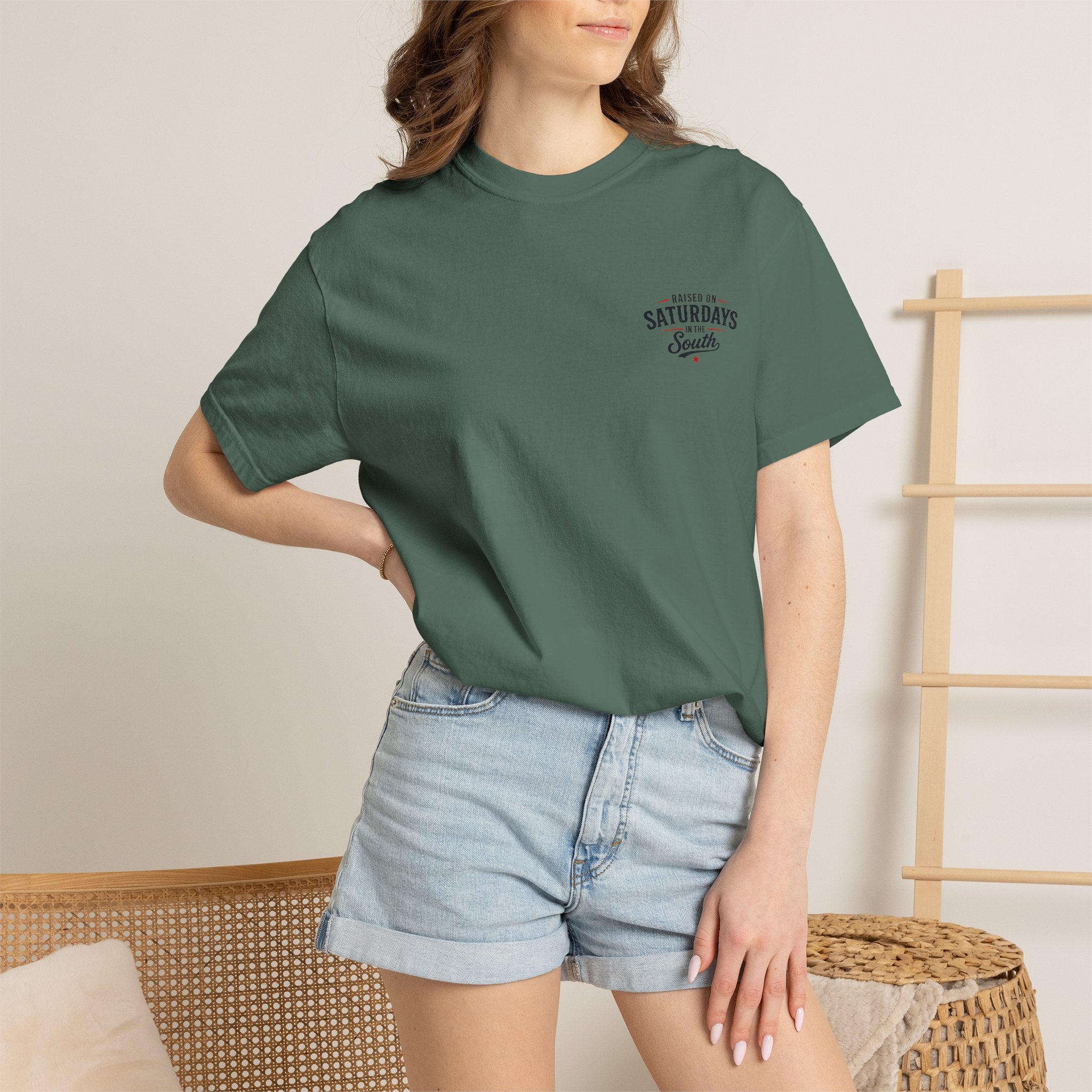 Raised On Saturdays In The South T-Shirt — Beachin It On Summer Saturdays