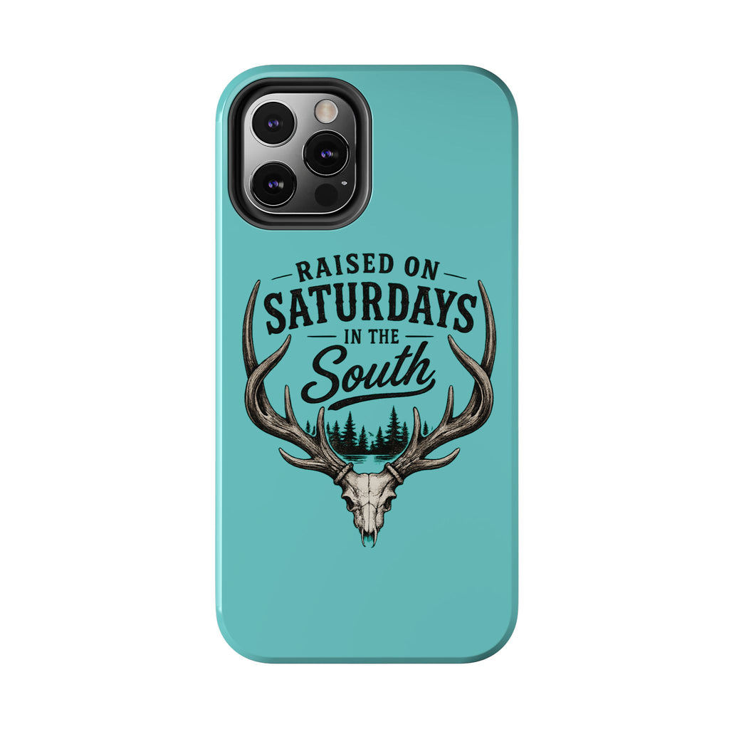 The Spreads Runs Deep In The Woods Phone Case-(blue)
