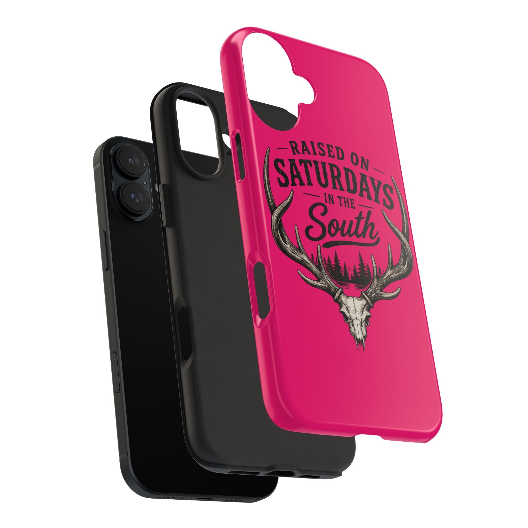 The Spreads Runs Deep In The Woods Phone Case-(pink)