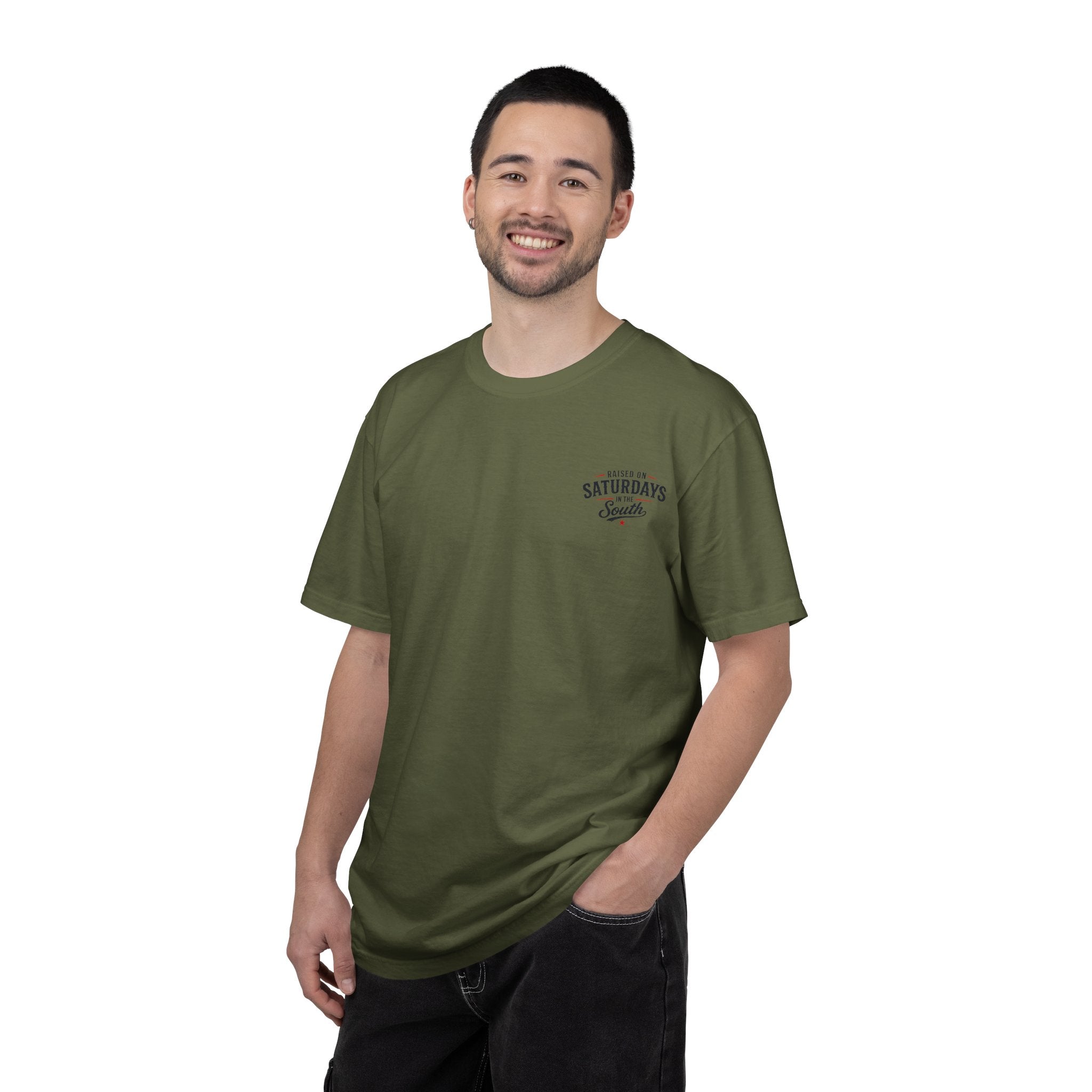 Raised On Saturdays In The South-Girl Dad Fishing Buddies-Father's Day Collection