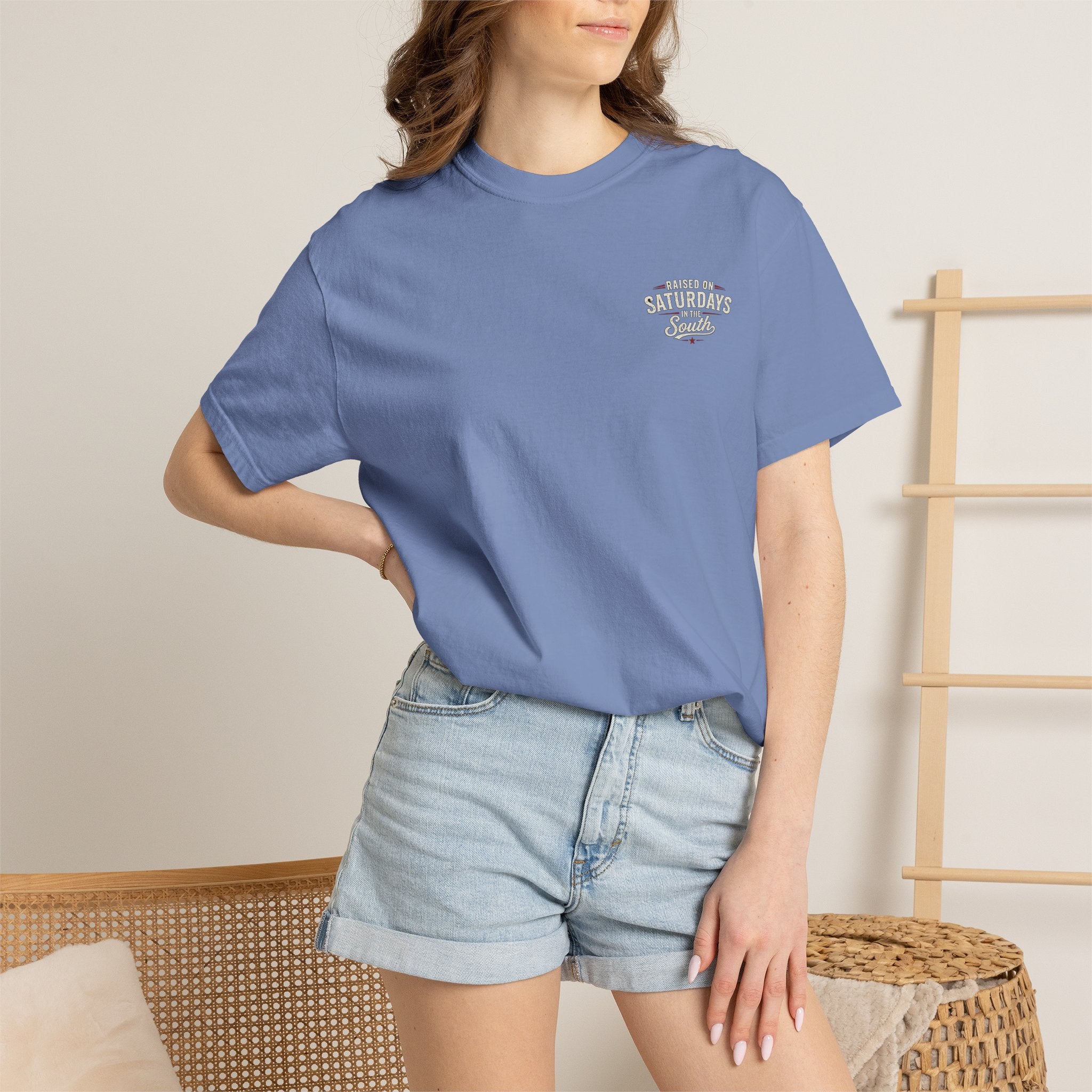 Raised On Saturdays In The South T-Shirt — Girl Dad Hunting Buddies