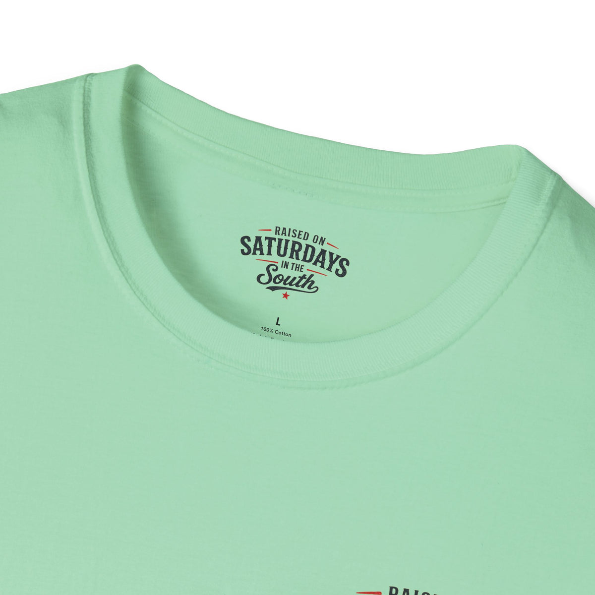 "Raised On Saturdays In The South" Vintage T-Shirt-Saturdays Are Made For Fishin