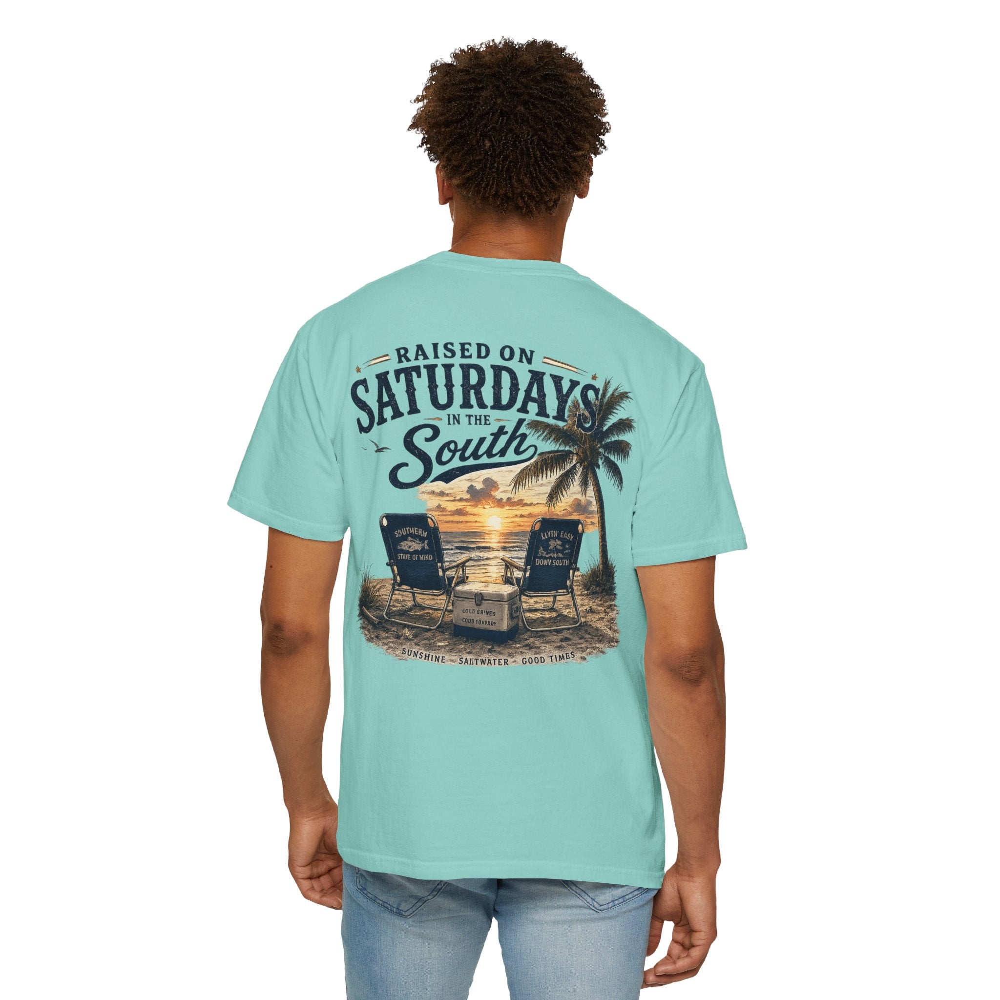 Raised On Saturdays In The South T-Shirt — Beachin It On Summer Saturdays