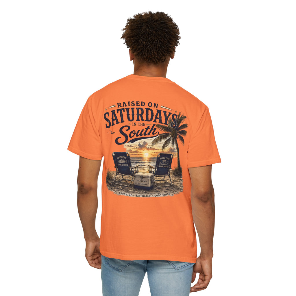 Raised On Saturdays In The South T-Shirt — Beachin It On Summer Saturdays