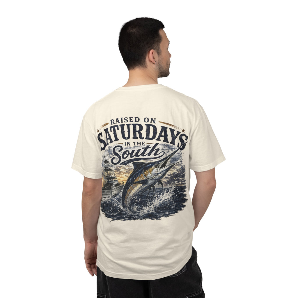 Raised On Saturdays In The South T-Shirt-Deep Sea Saturdays