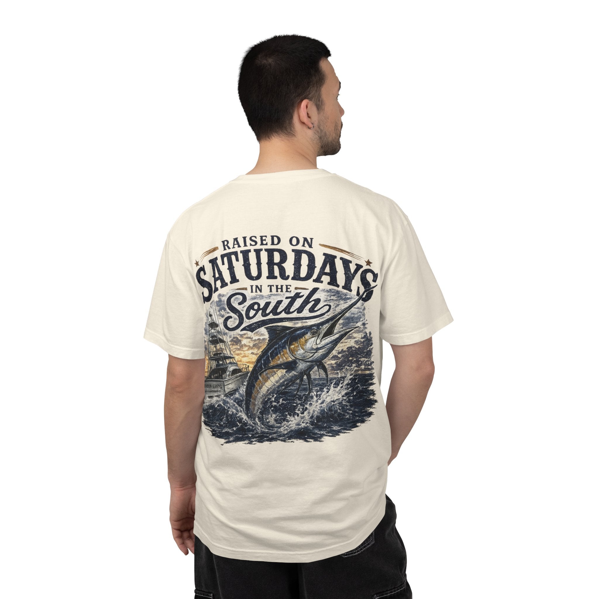 Raised On Saturdays In The South T-Shirt-Deep Sea Saturdays