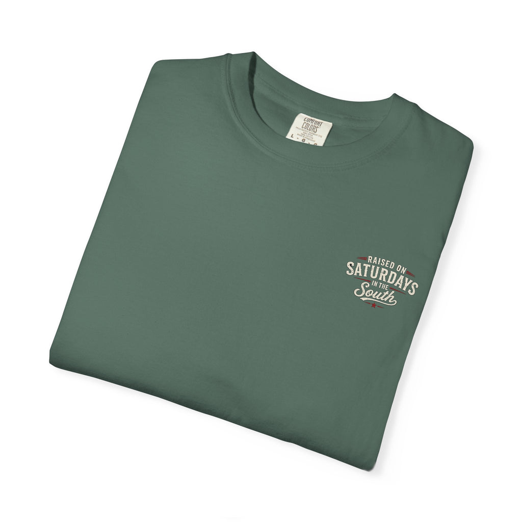 Raised On Saturdays In The South T-Shirt — Relaxing Saturday Morning In The Mountains