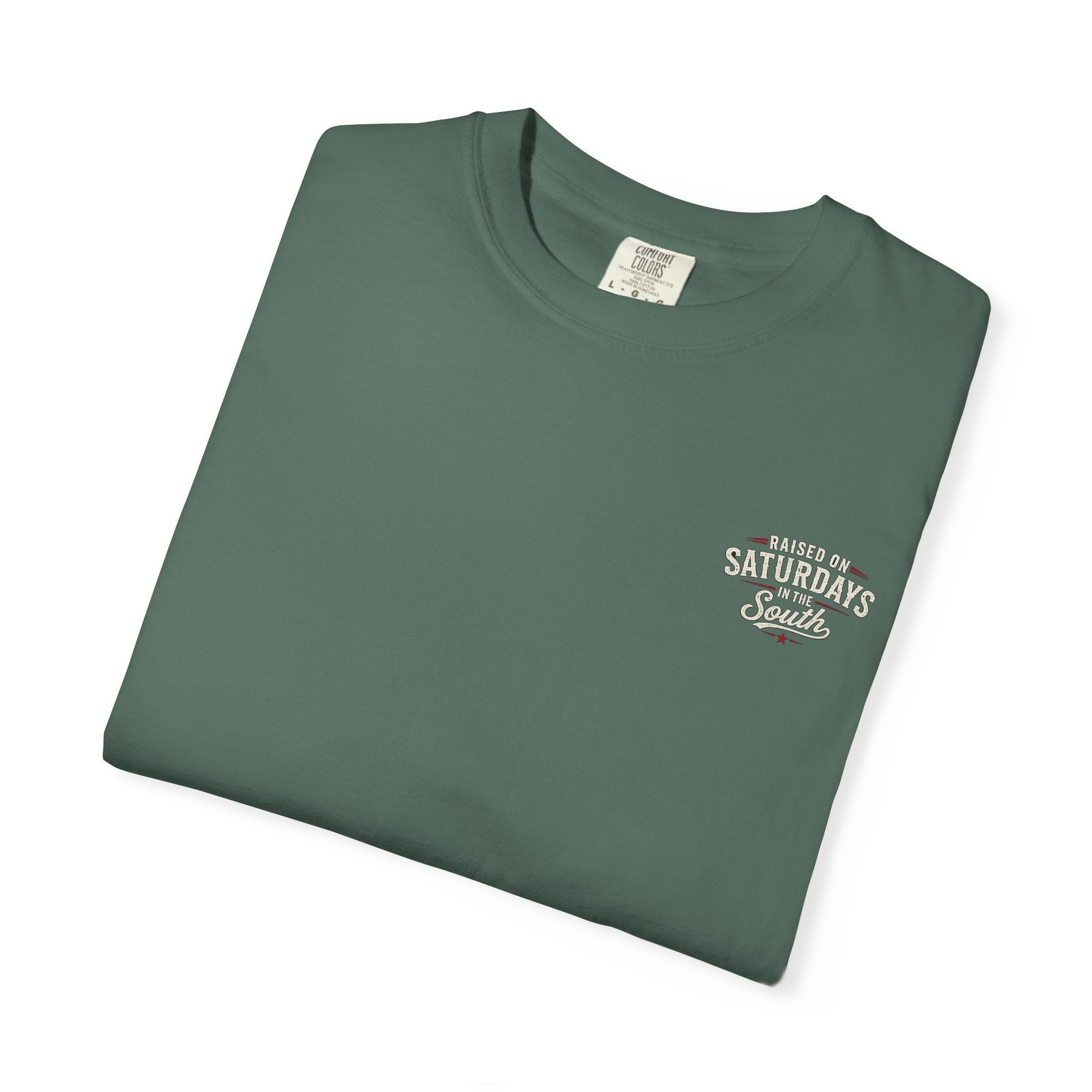 Raised On Saturdays In The South T-Shirt — Relaxing Saturday Morning In The Mountains