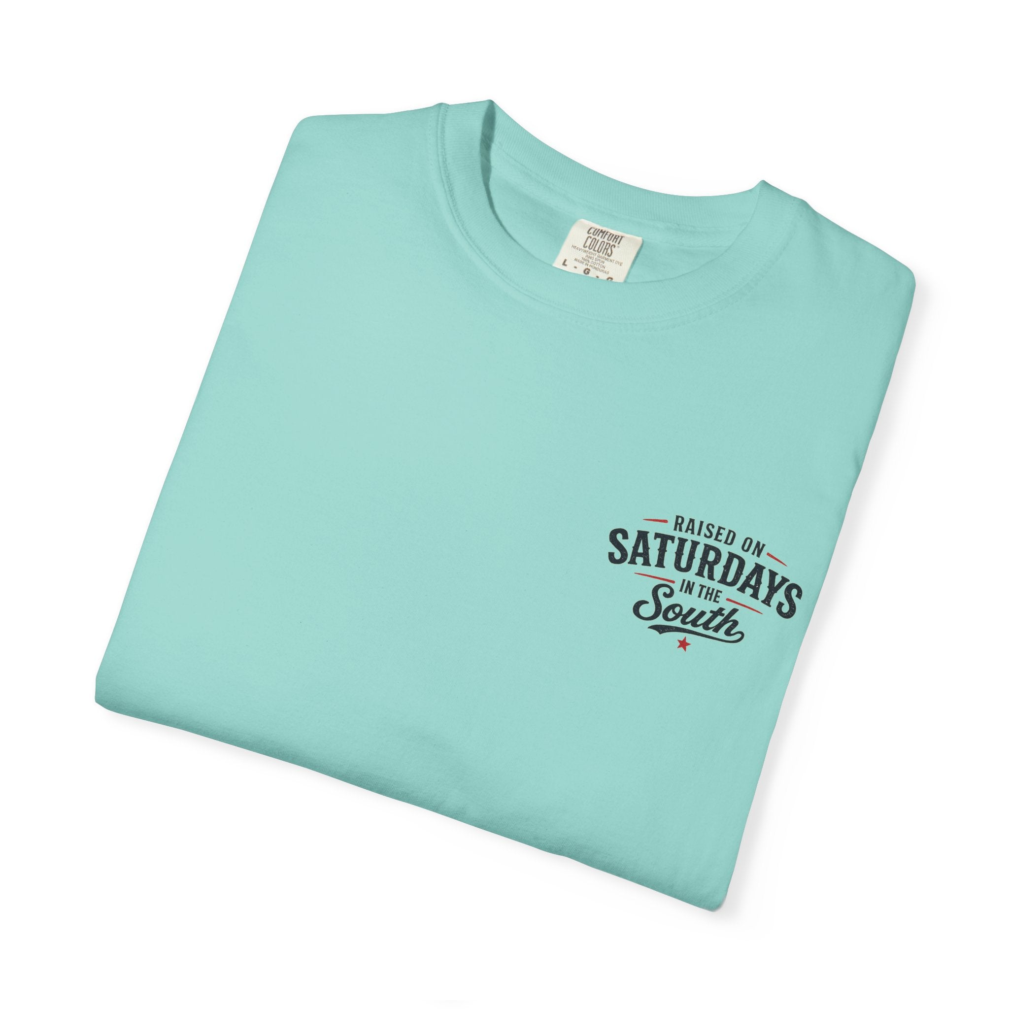 Raised On Saturdays In The South T-Shirt-Deep Sea Saturdays