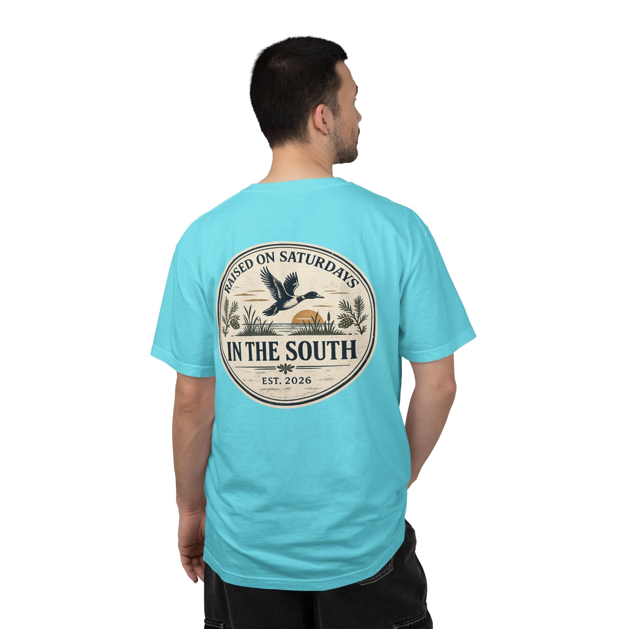 Raised On Saturdays In The South Classic T-Shirt - Duck Season