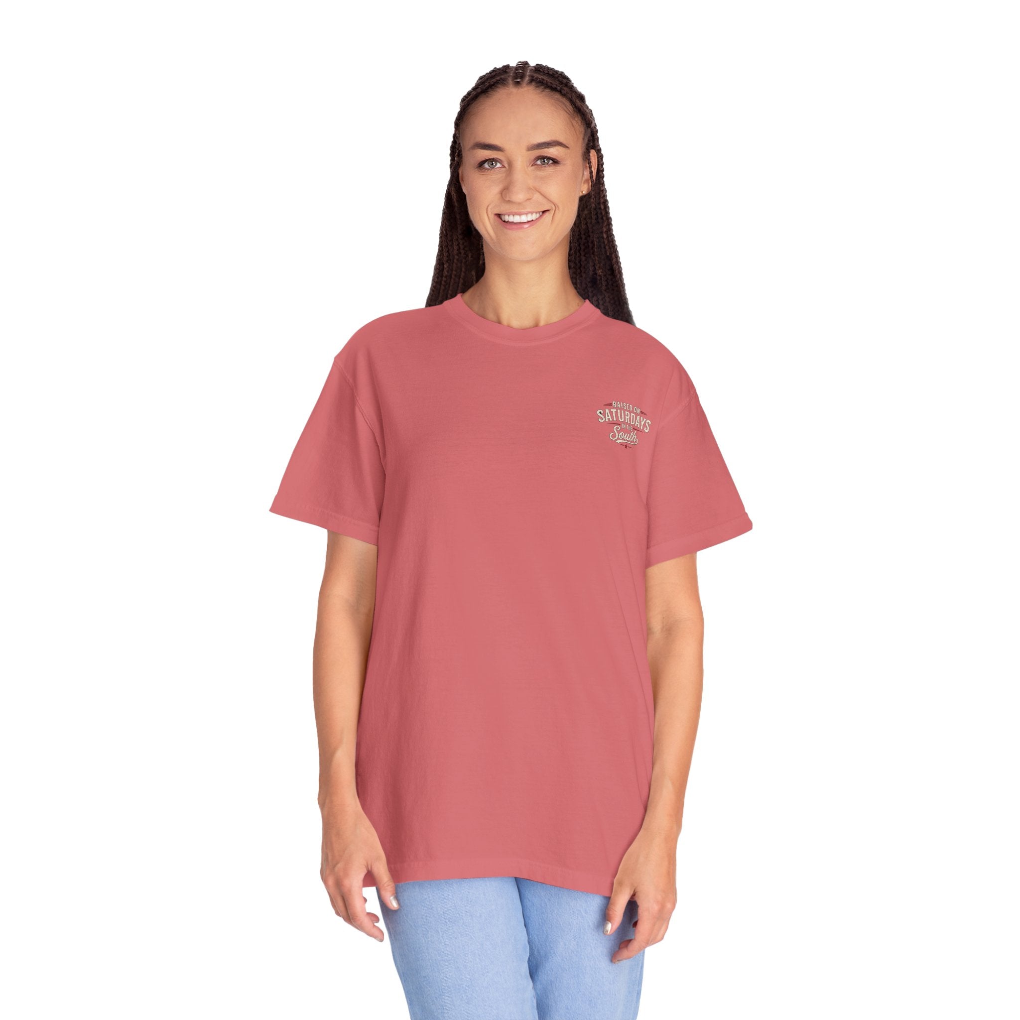 Raised On Saturdays In The South T-Shirt — Relaxing Saturday Morning In The Mountains