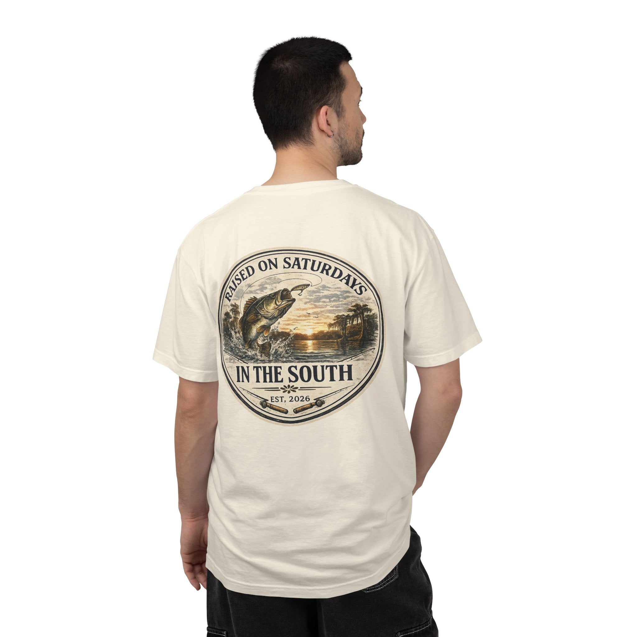 Raised On Saturdays In The South Classic T-Shirt- Fishin Season
