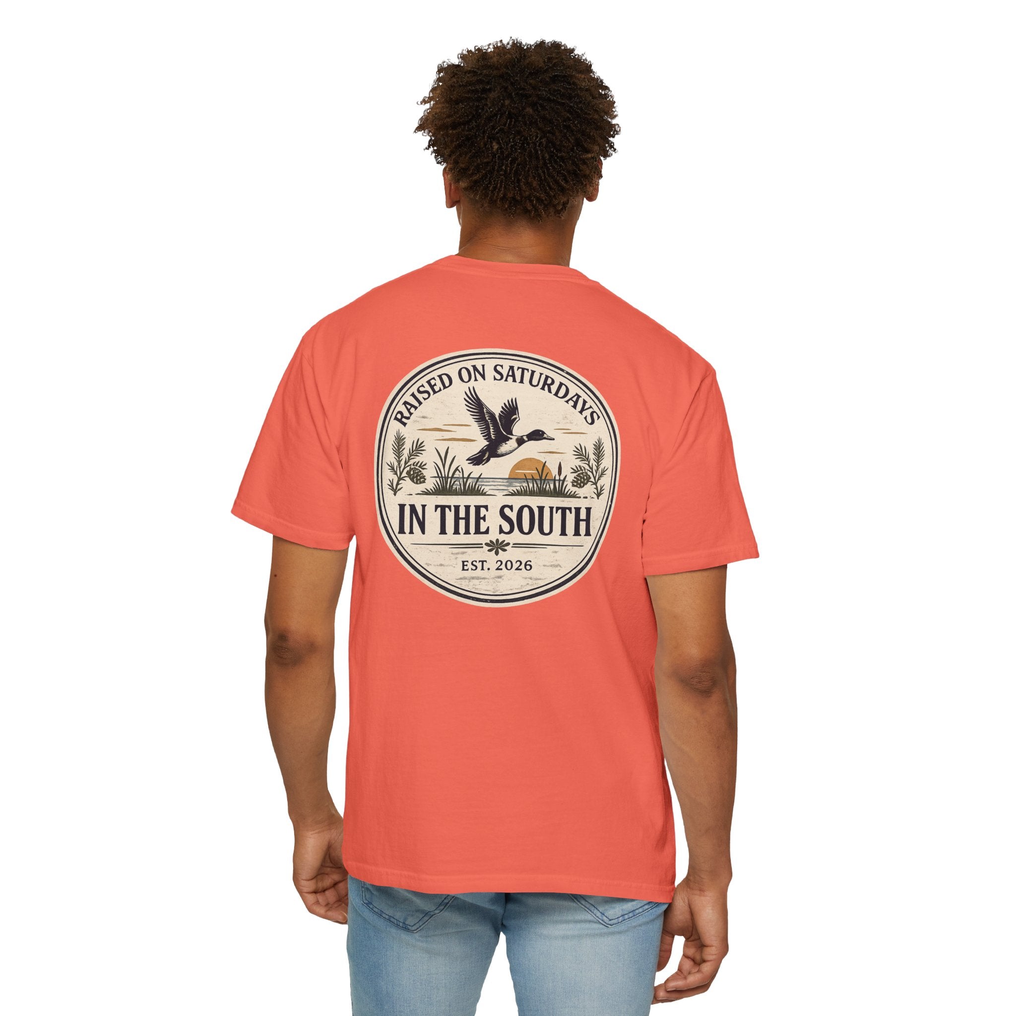 Raised On Saturdays In The South Classic T-Shirt - Duck Season