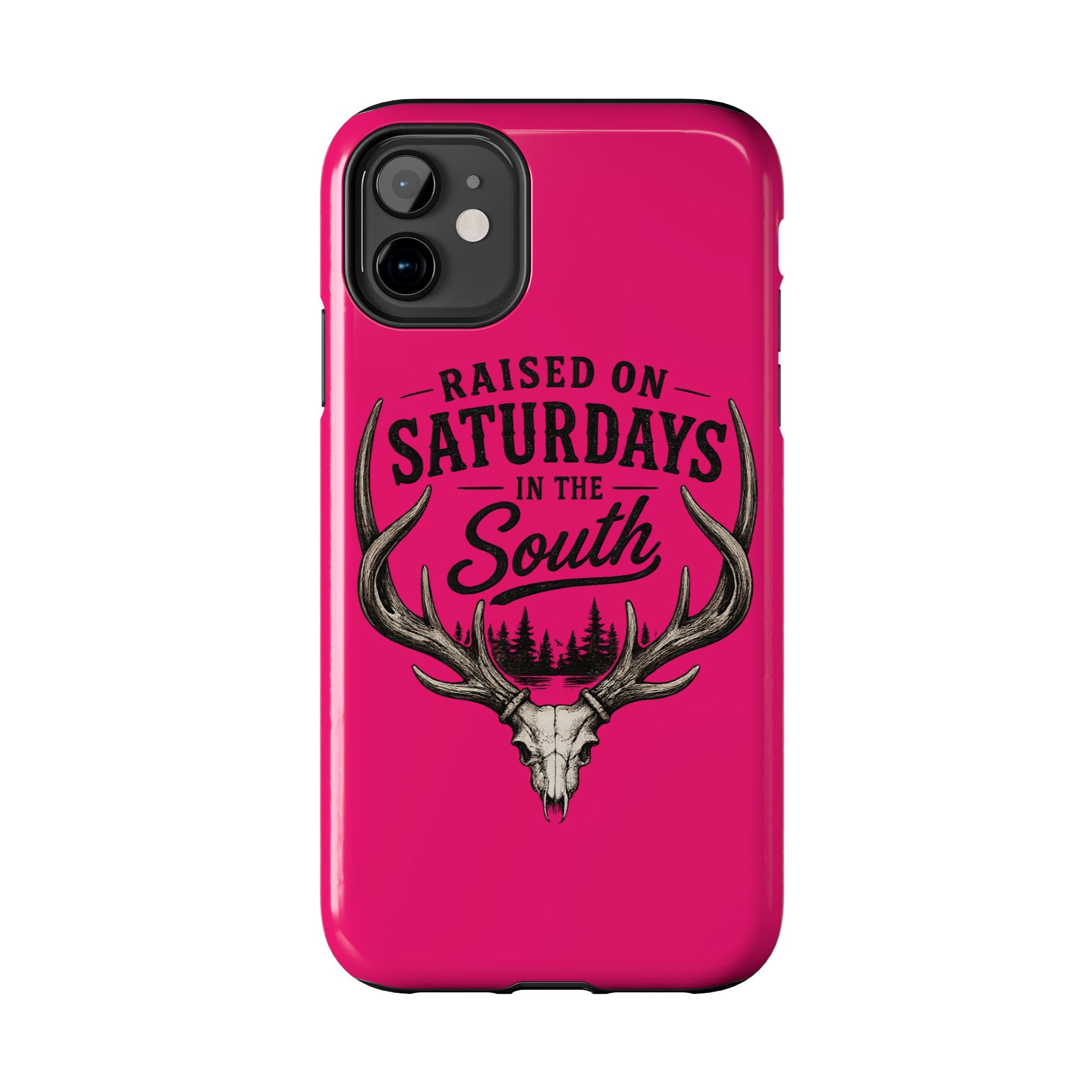 The Spreads Runs Deep In The Woods Phone Case-(pink)