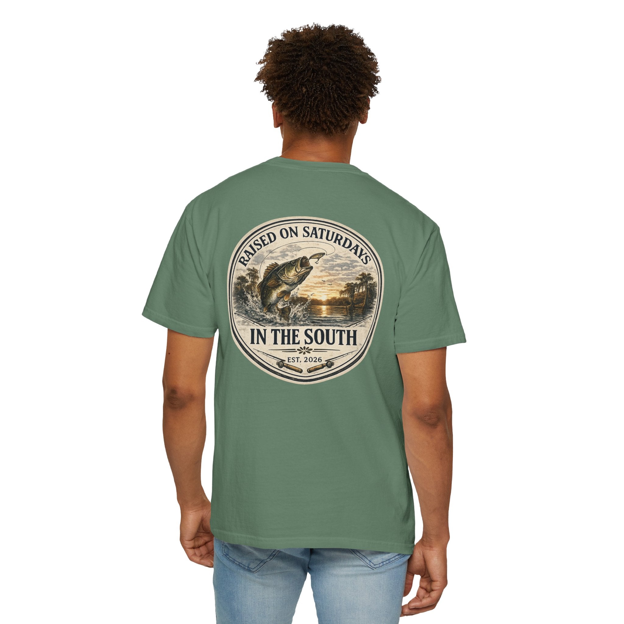 Raised On Saturdays In The South Classic T-Shirt- Fishin Season