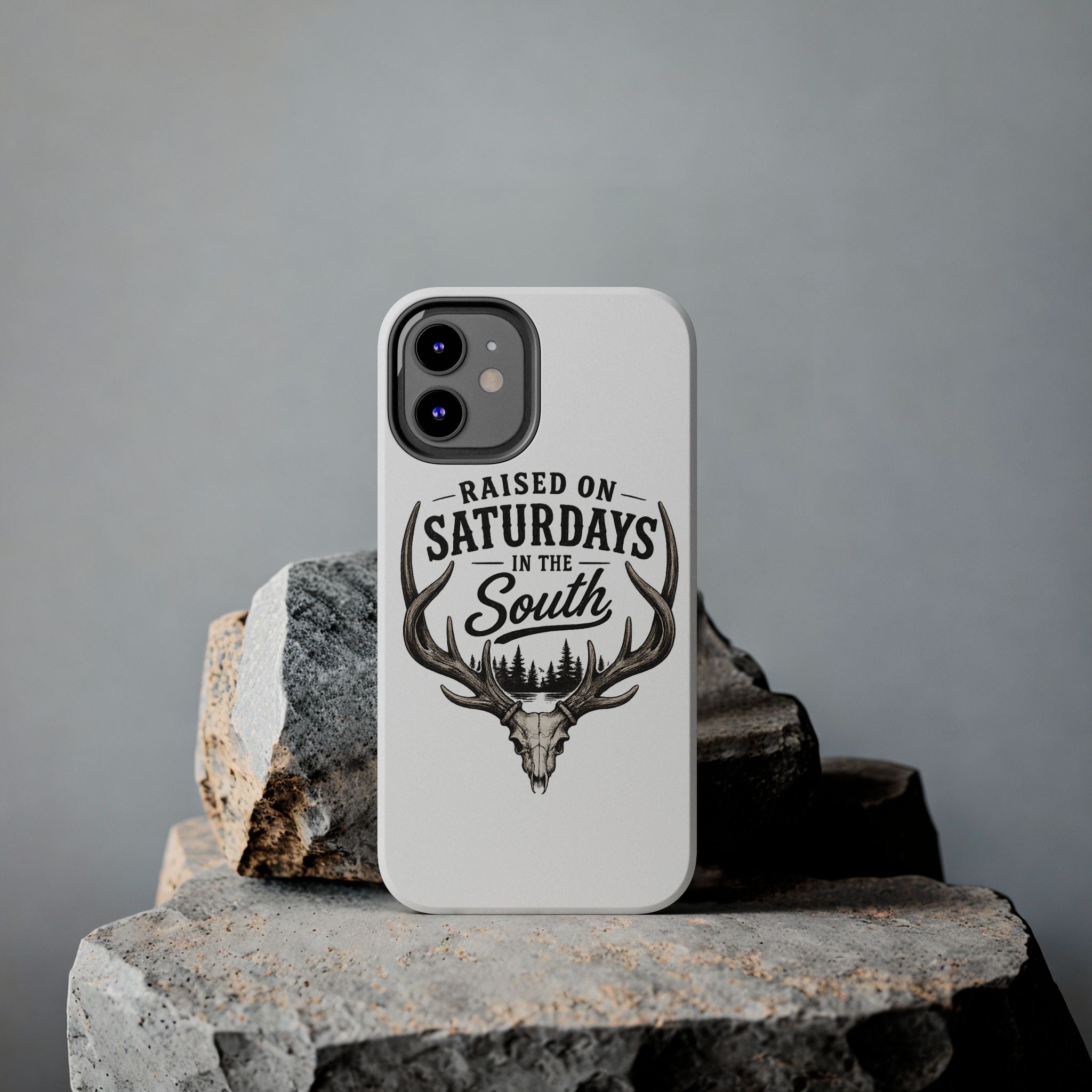 The Spreads Runs Deep In The Woods Phone Case-(white)